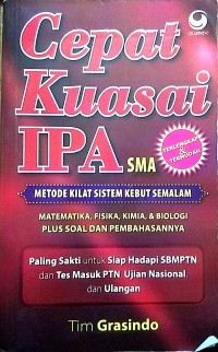 Image of Cepat Kuasai IPA SMA Metode Kilat Sistem Kebut Semalam